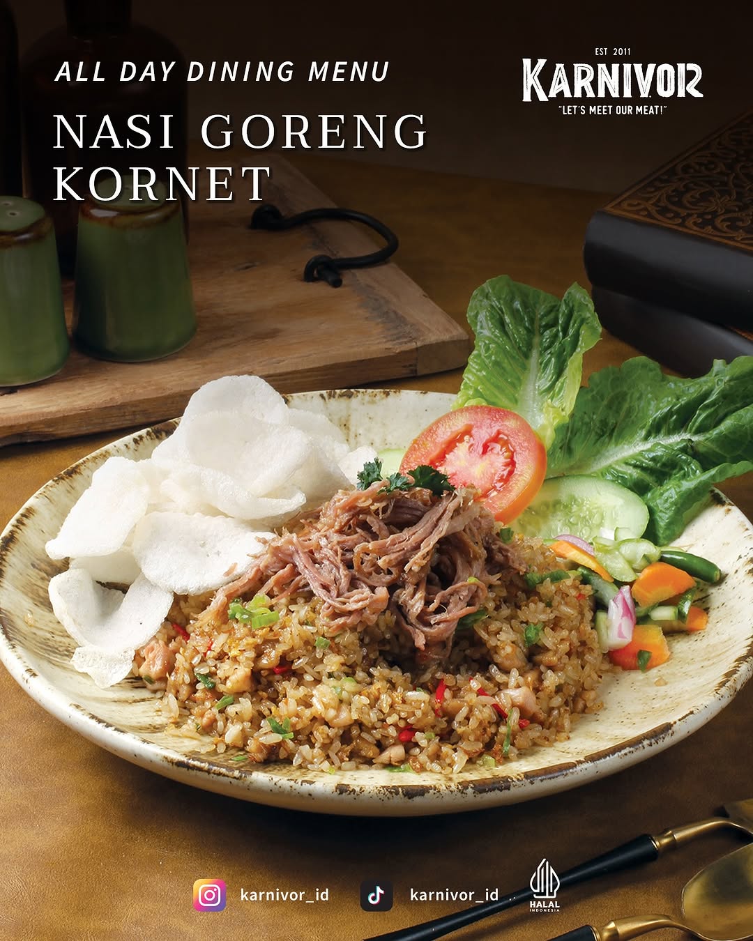 Nasi Goreng Kornet Karnivor